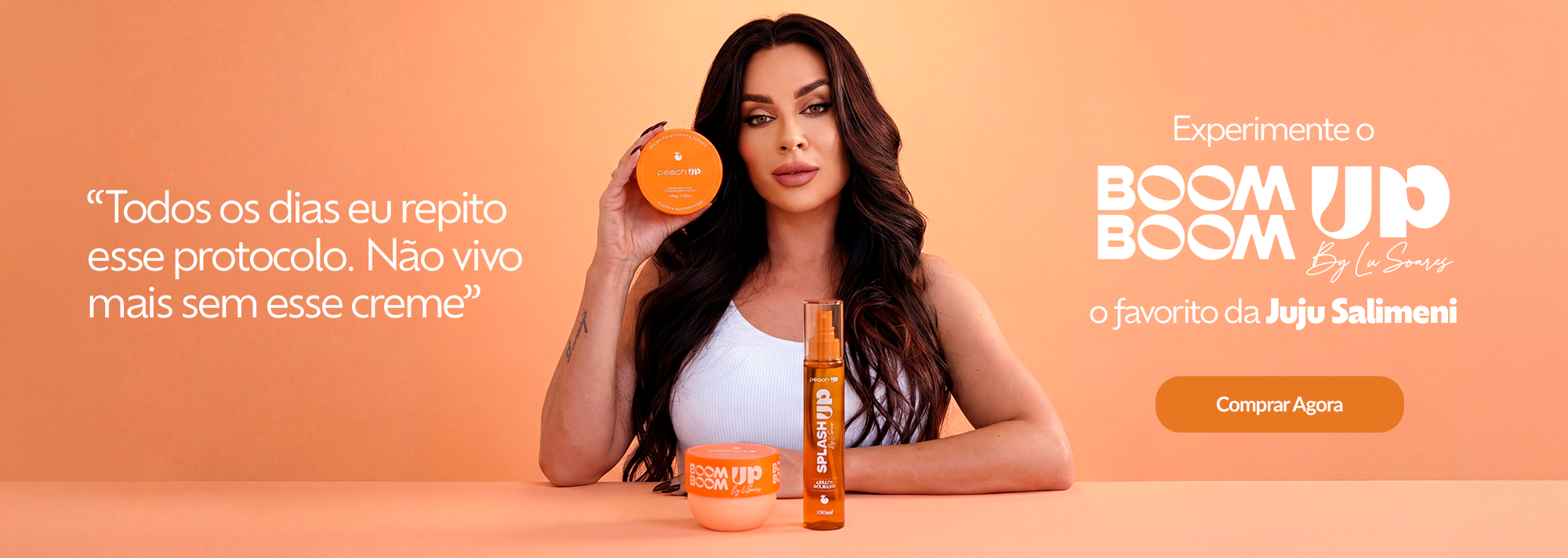 Peach Up — Creme Anticelulite BoomBoom Up: bumbum lisinho e pele firme